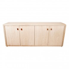 Travertine four door cabinet 